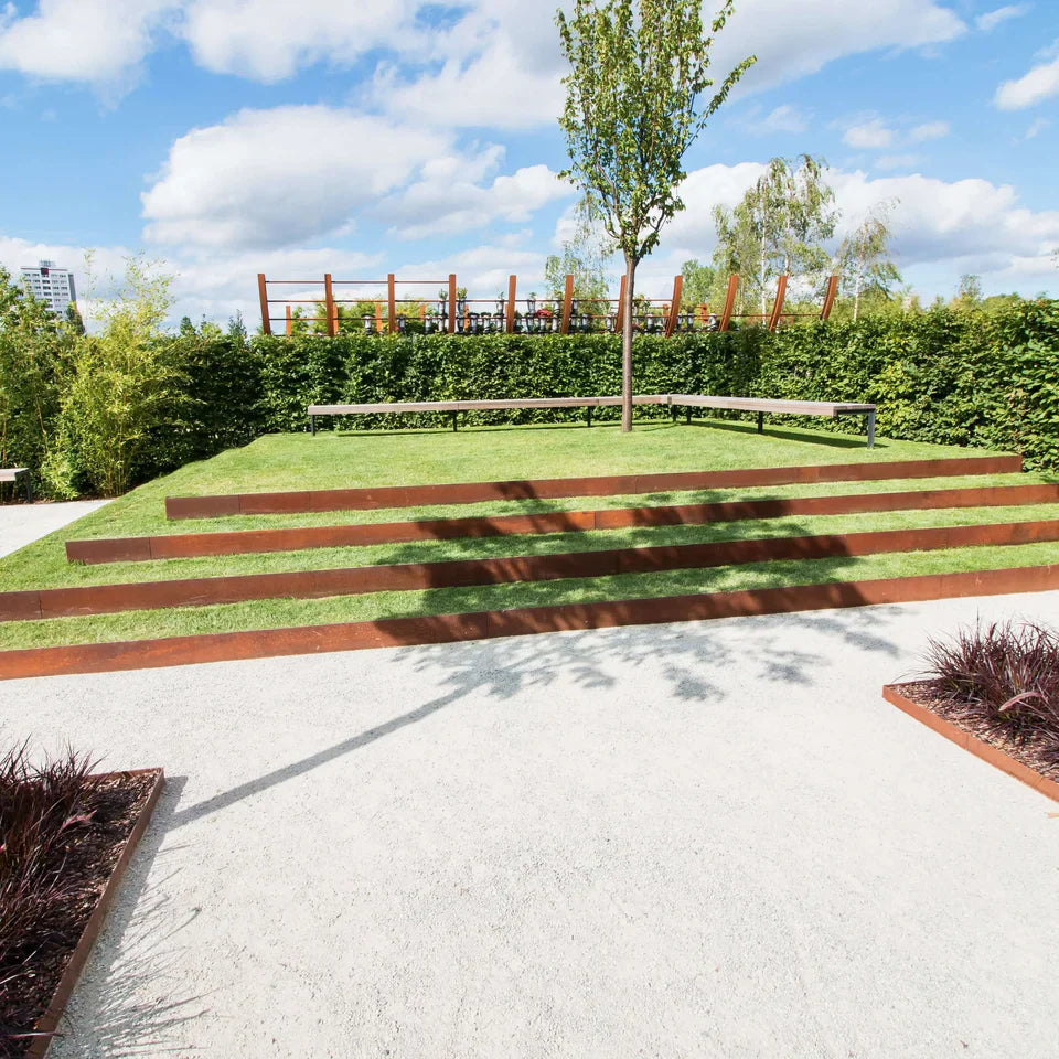 Bordura recta de Acero Corten