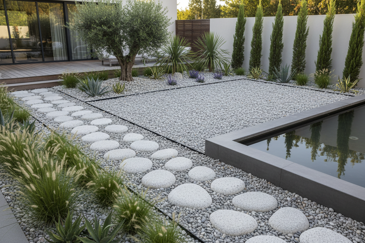 Canto rodado Granito Azul