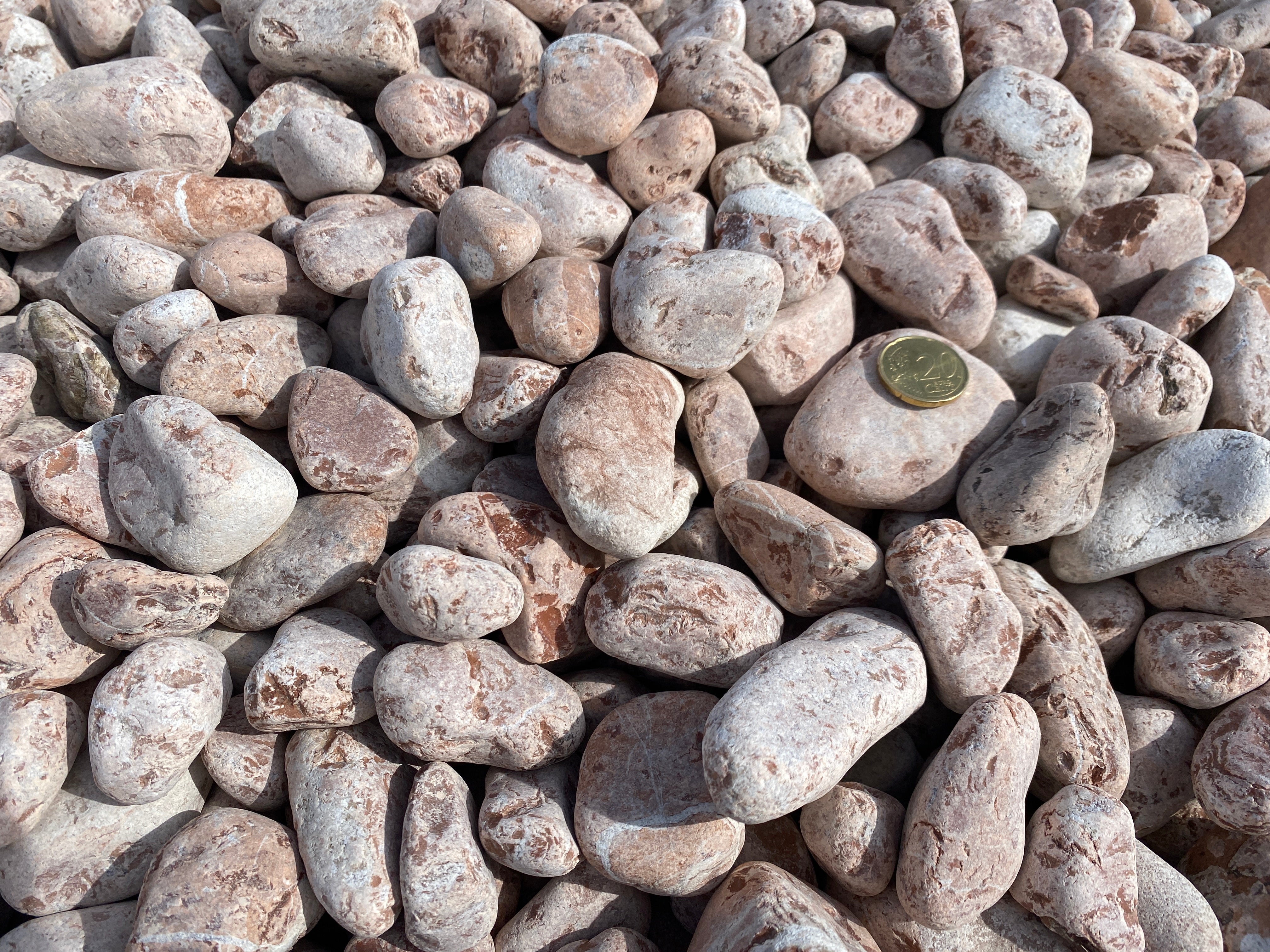 Red pebble