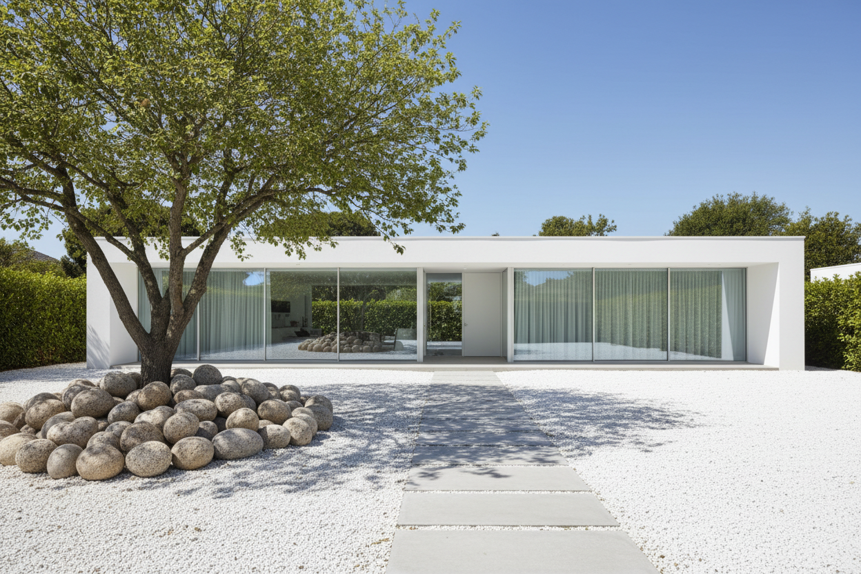 Galet granit jaune roller et big bag