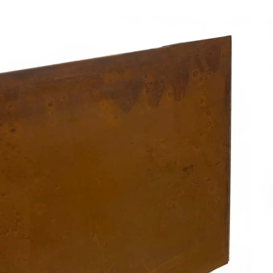 Bord droit en acier Corten