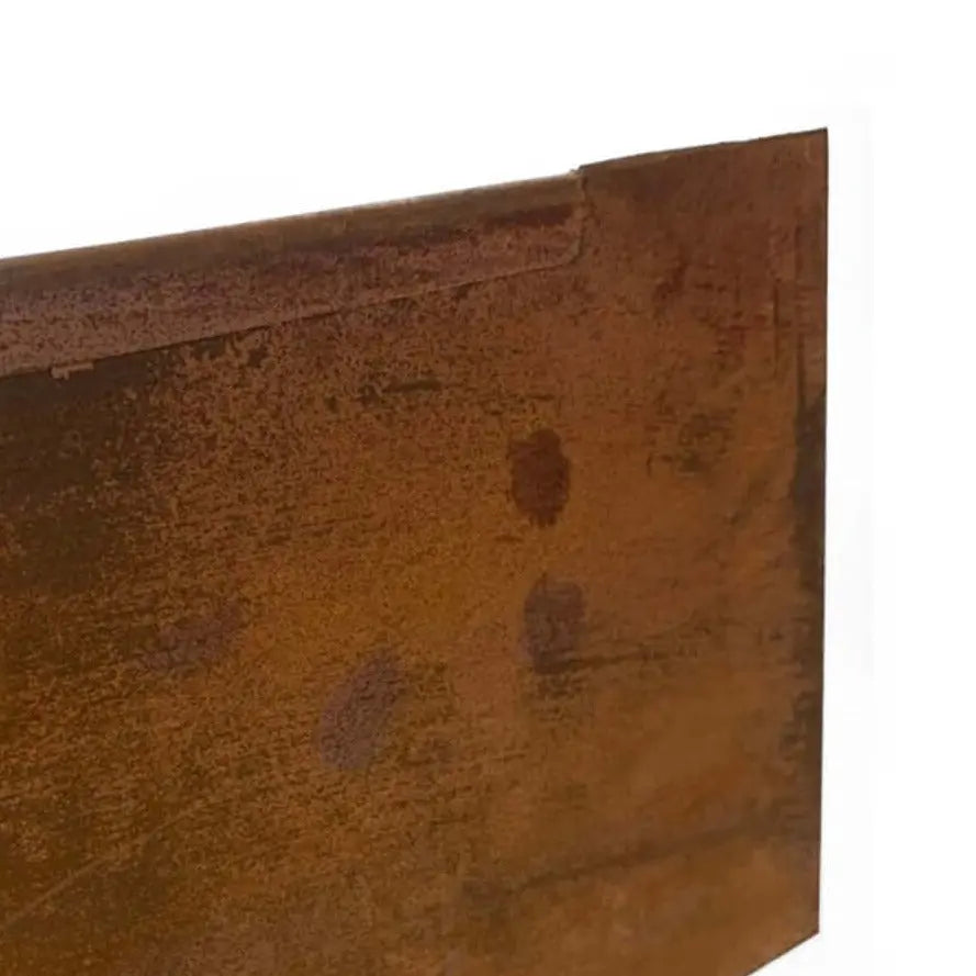 Bord droit en acier Corten