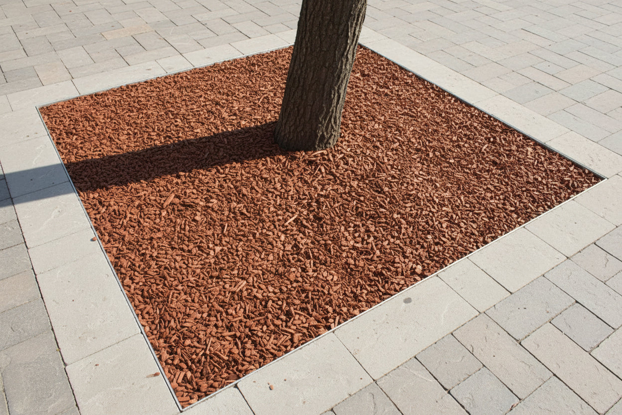 Resina fijación de Mulch y corteza pino