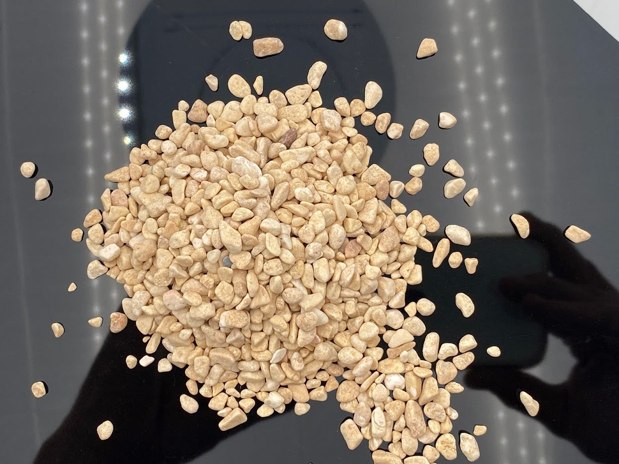 Canto rodado resina Amarillo