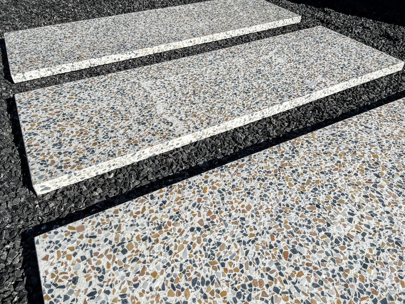 Dalles Terrazzi - 120x40x3 cm.