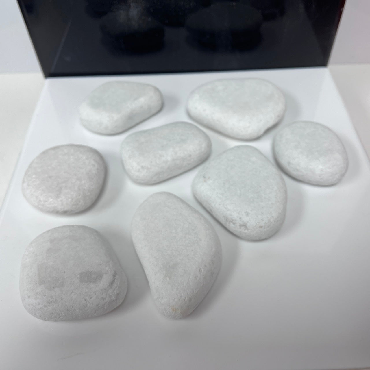 Galet Blanc plat