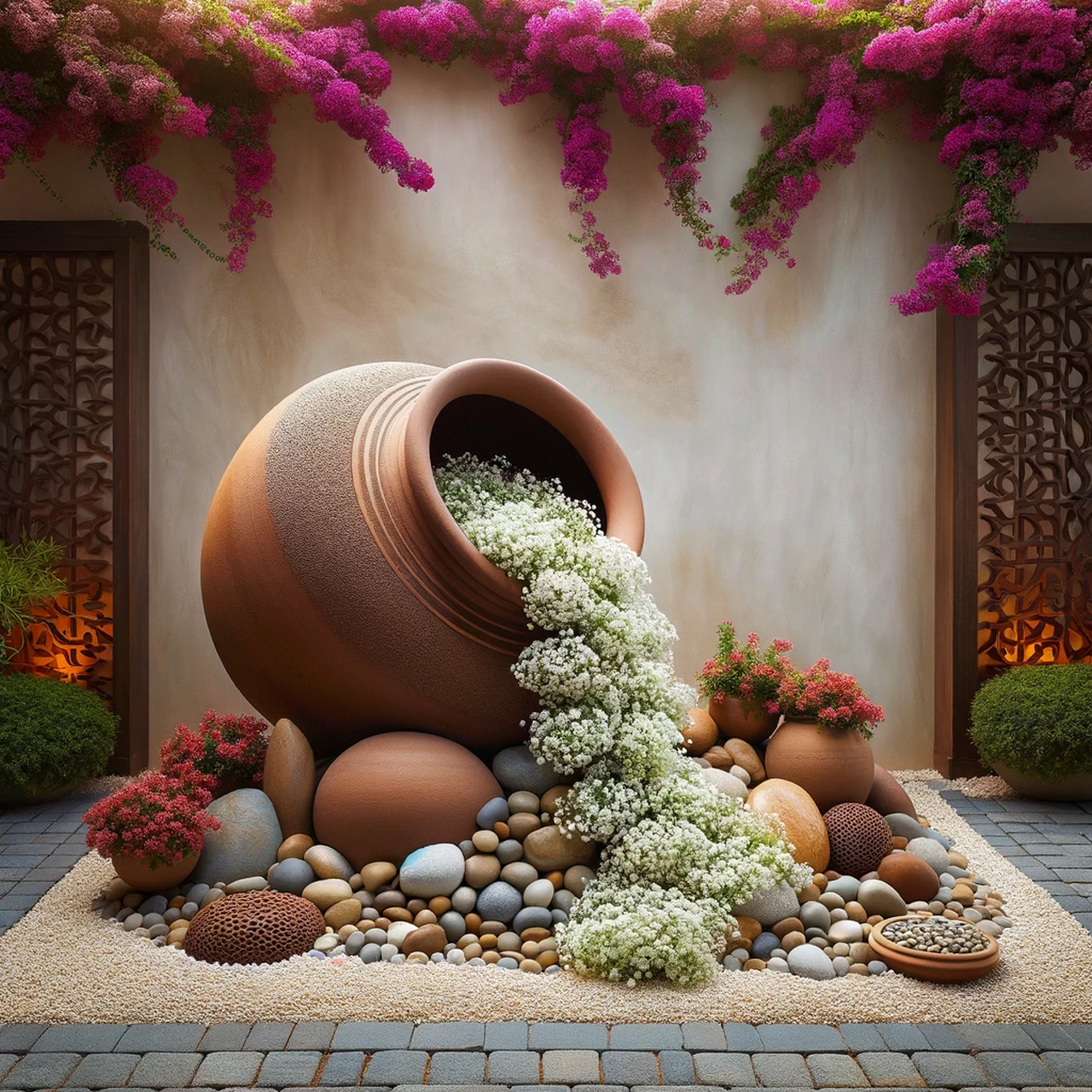 Maximizando la Exhibición de Jardines: Rocas, Bolos Decorativos y Tinajas de Cerámica Española