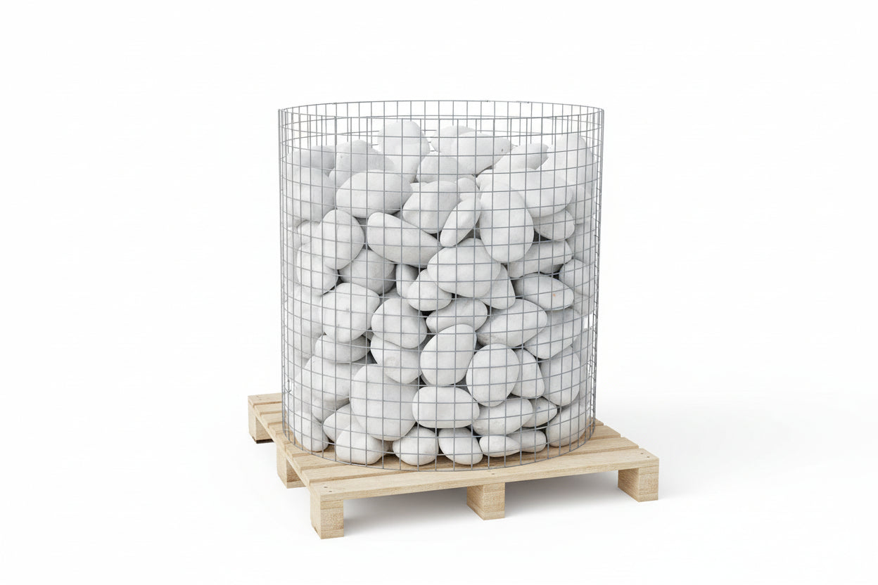 Premium Kiesel Weiß