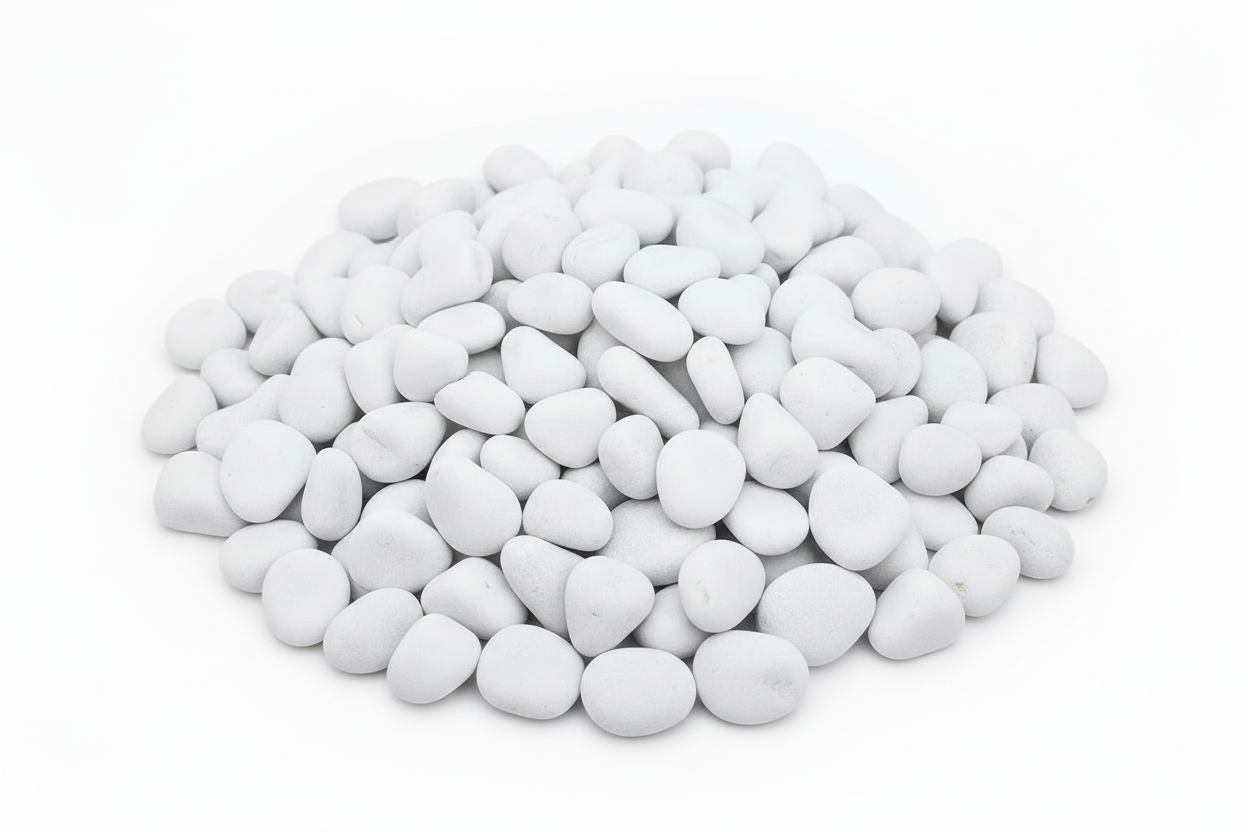 Premium Kiesel Weiß