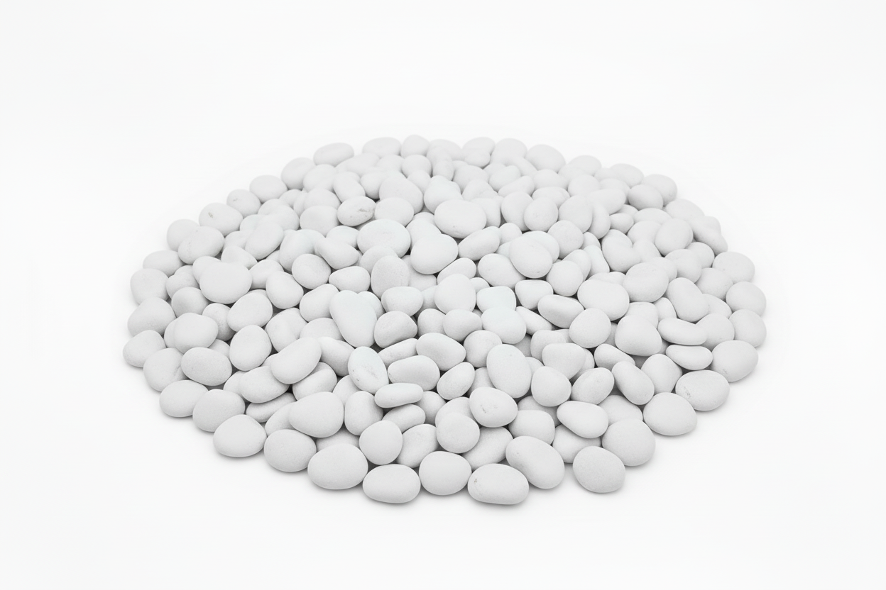 Premium Kiesel Weiß