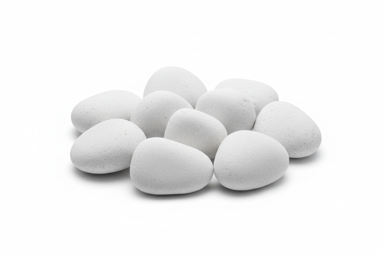 Premium Kiesel Weiß