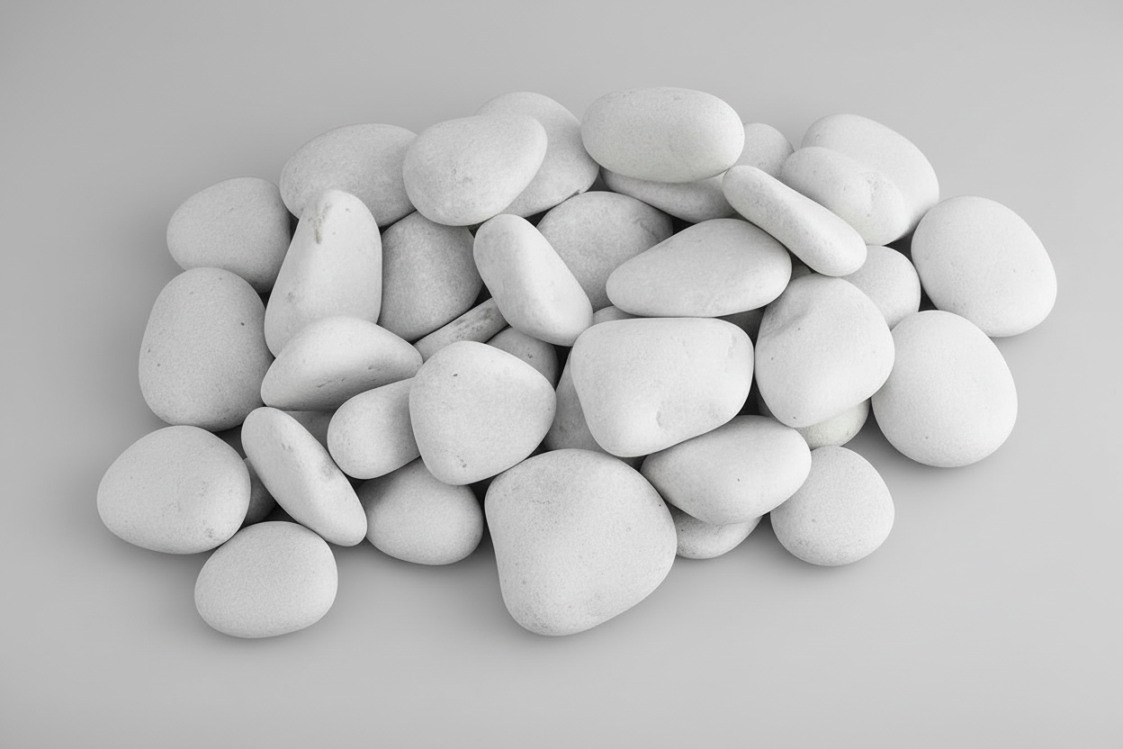 Premium Kiesel Weiß