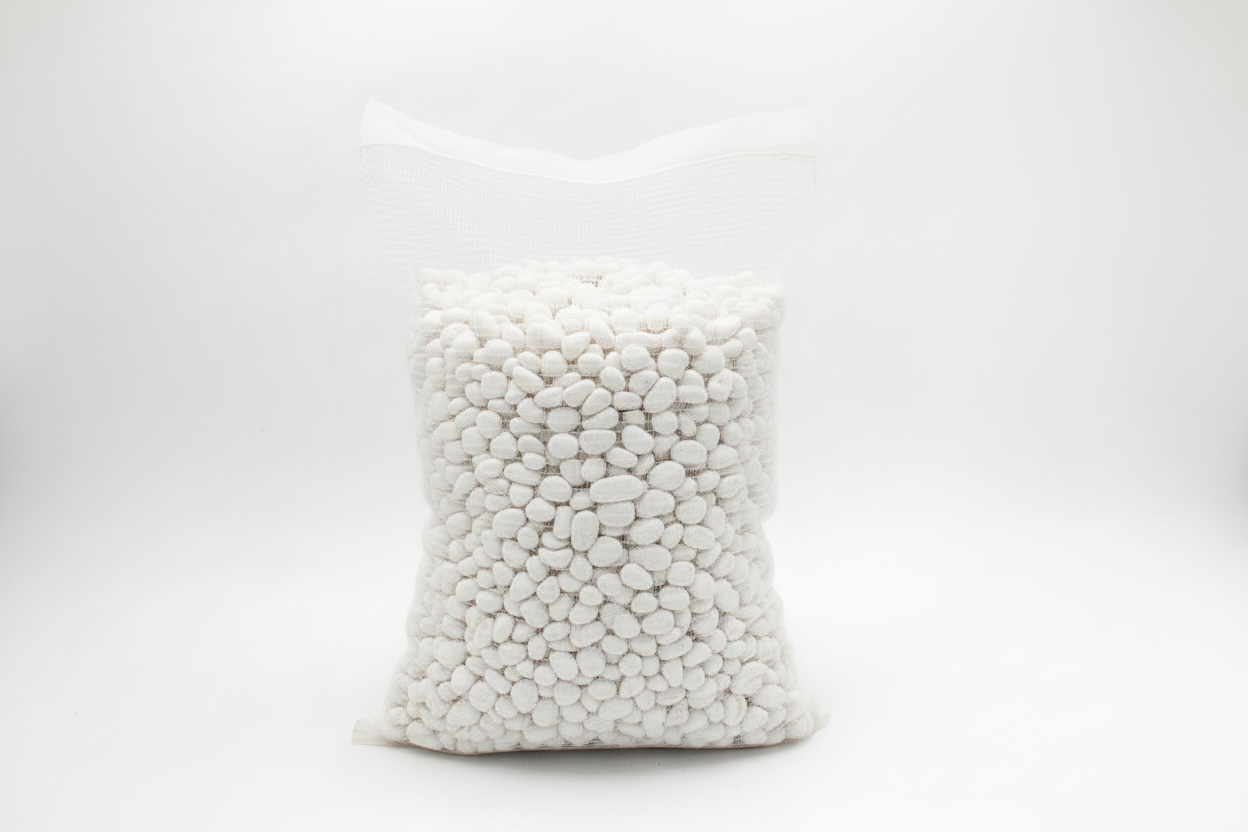 Filet galet blanc pur 12-24 mm.