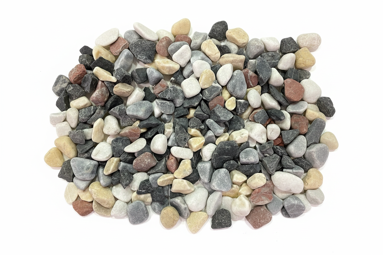 Mehrfarbiger Kiesel