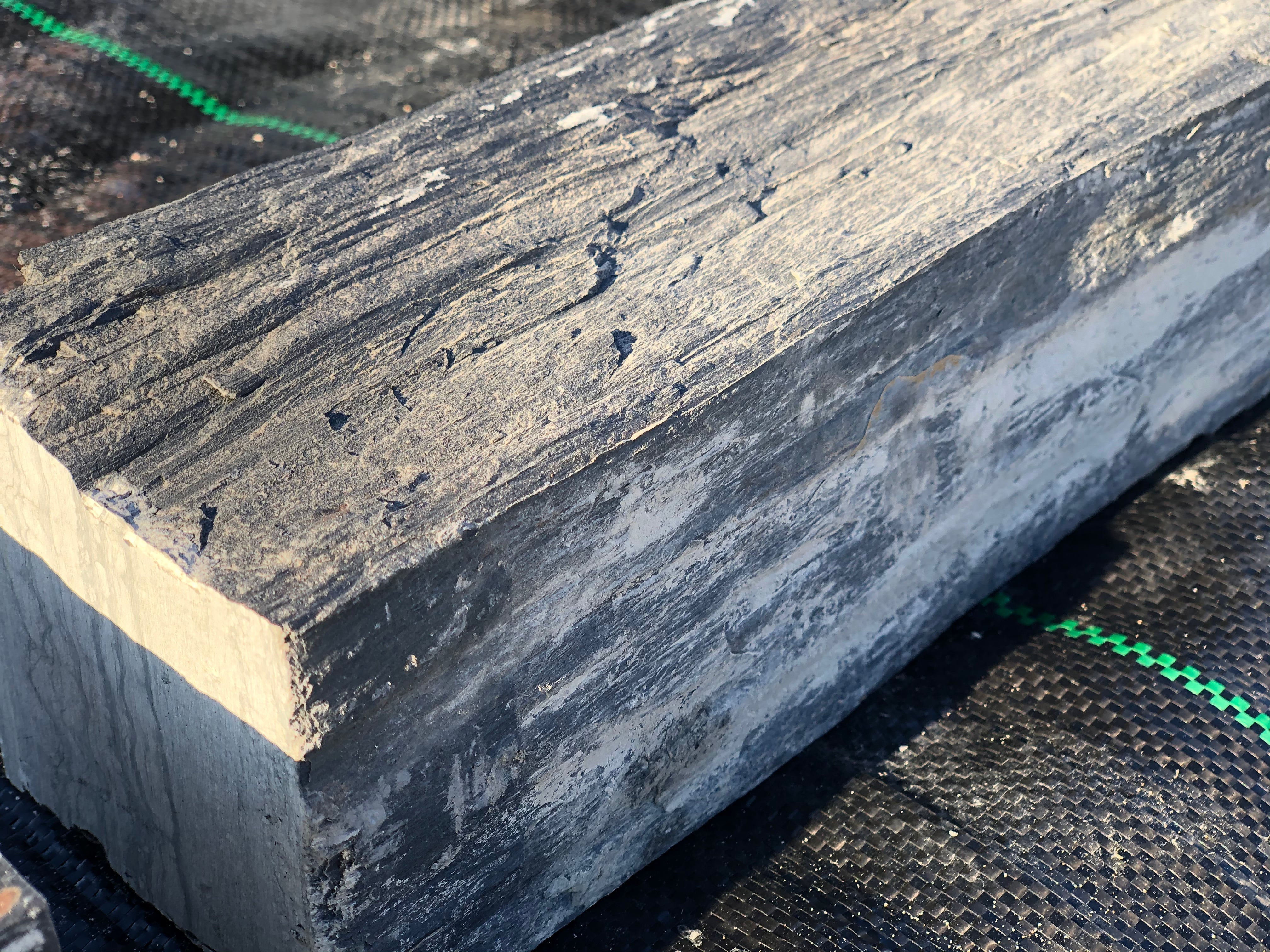 Bordillo de Pizarra rústica Oxido Xisto - Vetonek