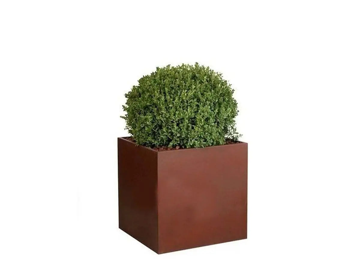 Jardinera CUBO Acero Corten - Vetonek