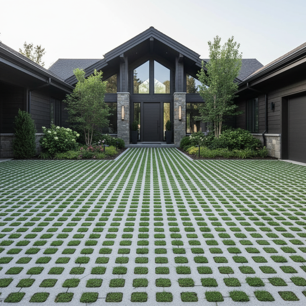 Losa Celosía Césped 50x50 cm.