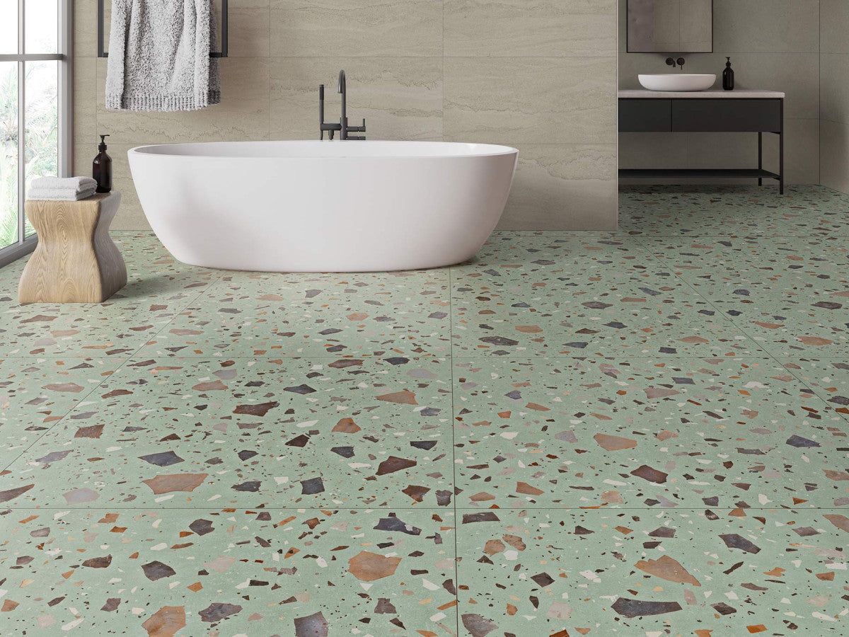 Baldosa Porcelánica Terrazo