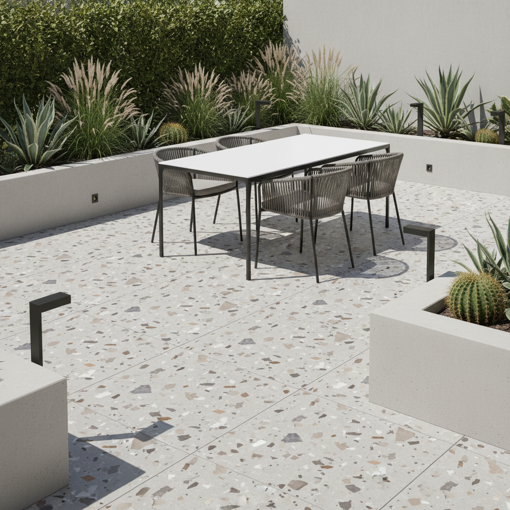 Baldosa Porcelánica Terrazo