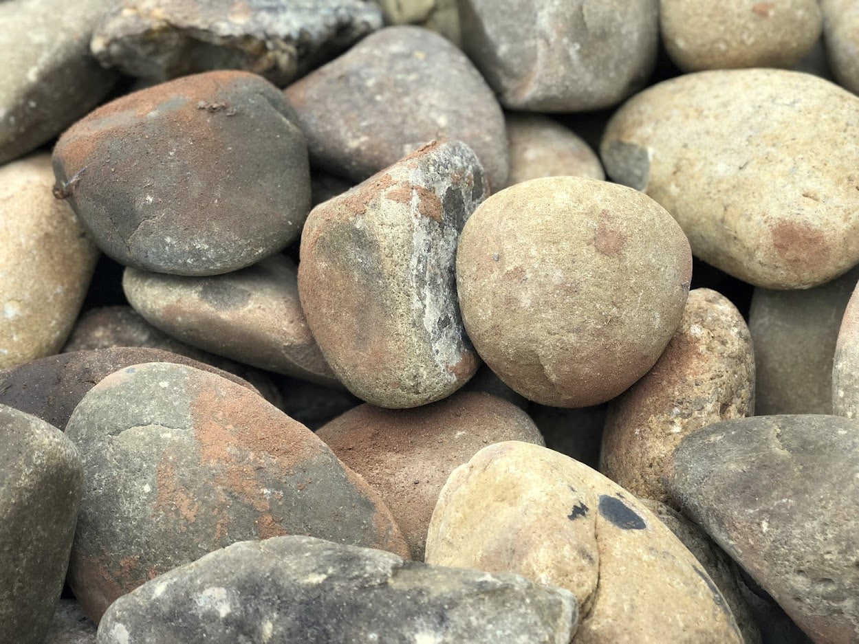 Gabion gray river river