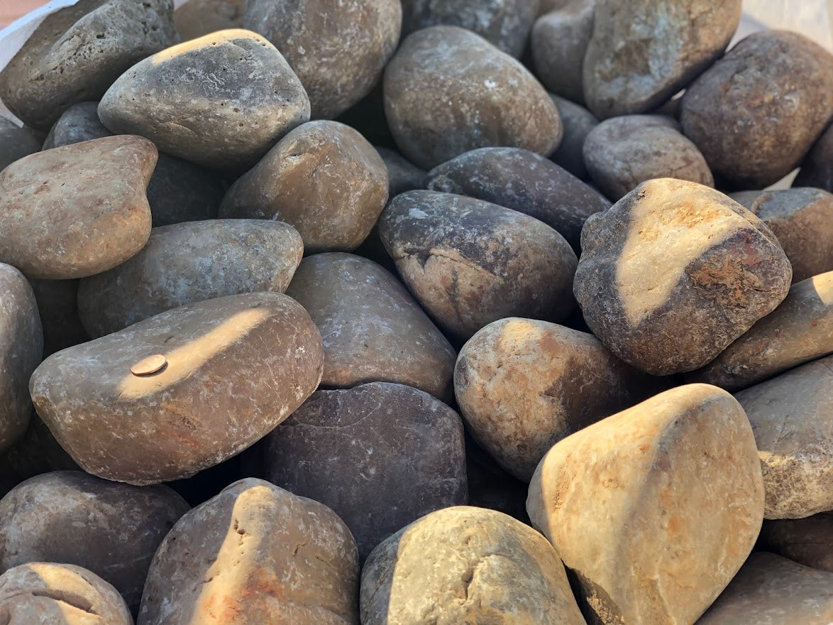 Big dorado river pebbles