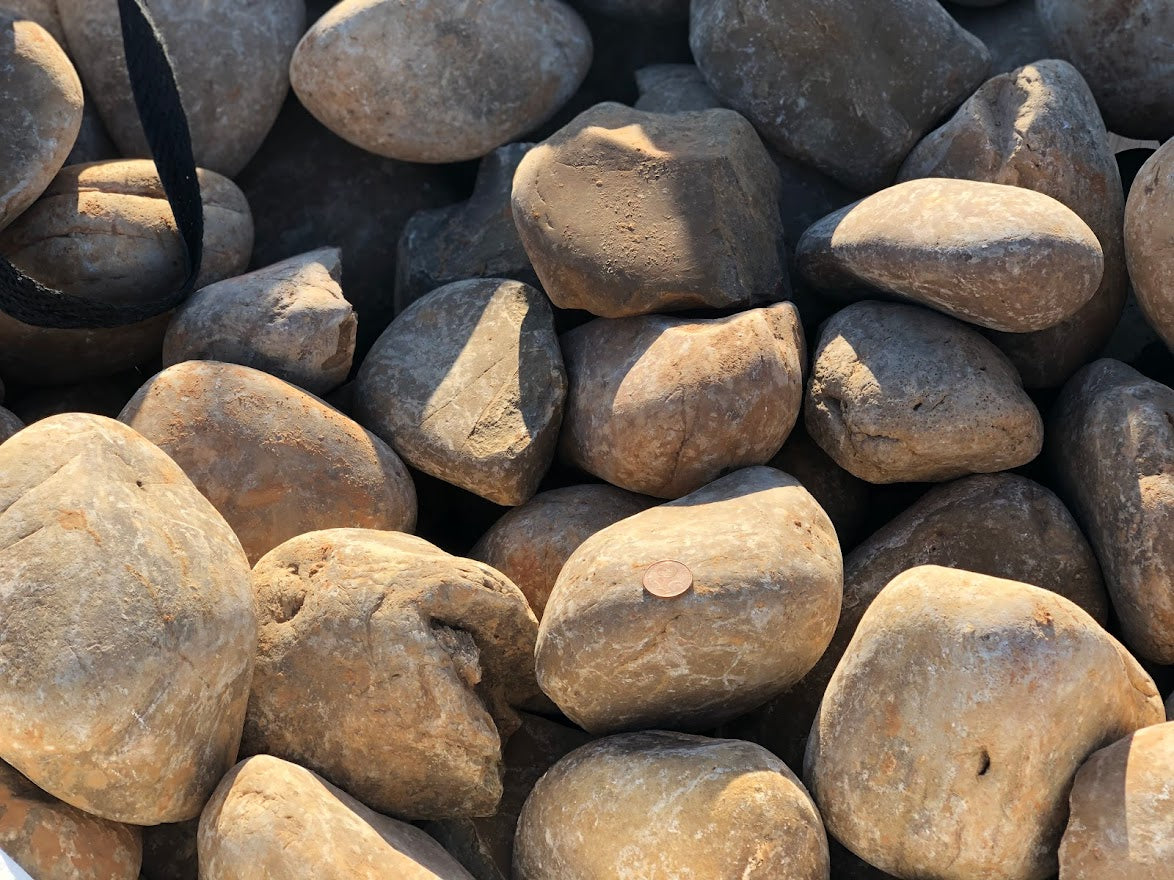 Big dorado river pebbles